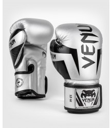 Venum Boxhandschuhe Elite Silber/Schwarz