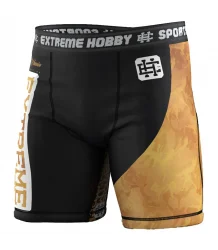 Extreme Hobby Vale Tudo Golden Warrior Kompressionsshorts