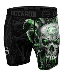 Octagon Kompressions-Shorts Vale Tudo Spiderskull