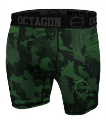 Octagon Kompression Shorts Vale Tudo Camo Wald