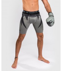 Venum Kompression Shorts Vale Tudo Stein Mineral Grün