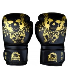 WarHouse Skull Gold Boxhandschuhe