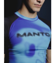 MANTO Rashguard Kurzarm ATOMIC Blau