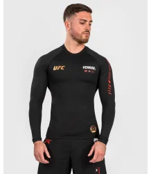 UFC Venum Adrenaline Fight Woche Rashguard Langarm Leistung schwarz