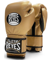 Cleto Reyes Boxhandschuhe Klettverschluss Sparring Handschuhe Gold