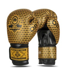 DBX Bushido Sparring Boxhandschuhe B 2v23 Gold/Schwarz