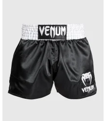 Venum Muay Thai Classic Shorts Schwarz/Weiß/Weiß