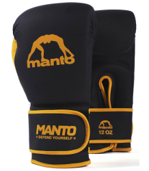 MANTO Essential Boxhandschuhe Schwarz und Orange