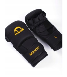 MANTO Sparring Trainingshandschuhe für MMA Essential Schwarz und Orange