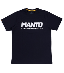 MANTO T-shirt Logotype Defend T-shirt Schwarz