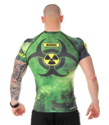 Poundout Rashguard Kurzarm Toxic 2.0