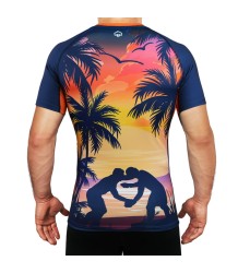 Ground Game Rashguard Hang Loose Kurzarm