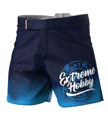 Extreme Hobby MMA Shorts Athletic Abzeichen Marine