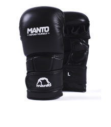 MANTO Sparring Trainingshandschuhe MMA PRO Schwarz/Weiß