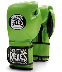 Cleto Reyes Boxhandschuhe Klettverschluss Sparring Handschuhe grün