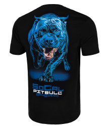 Pit Bull T-shirt In Blau Schwarz