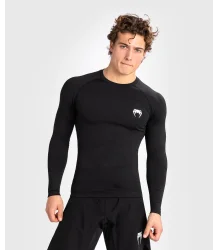 Venum Rashguard Contender Long Sleeve Schwarz/Weiß