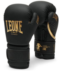 Leone1947 Schwarz&Gold Boxhandschuhe