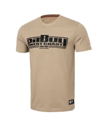 Pit Bull T-shirt Slim Fit Klassisch Boxen Sand