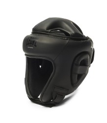 Leone1947 Sparring Boxhelm mit Shock Padding Black Edition