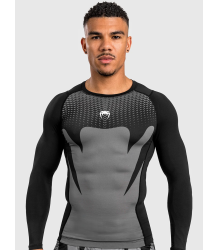 Venum Rashguard Long Sleeve Attack Schwarz/Grau