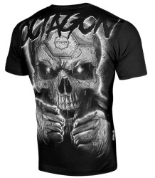 Octagon T-Shirt Oldskull Fans Schwarz