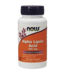 Now Foods Alpha-Liponsäure 100 Mg mit Vitaminen C & E 60vcaps