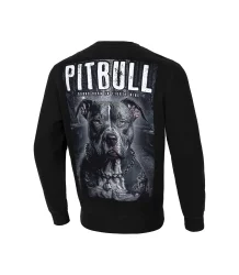 Pit Bull Sweatshirt mit Kapuze Street King Crewncek Schwarz