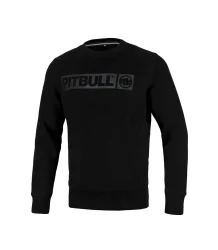 Pit Bull Sweatshirt mit Kapuze Hilltop Crewneck Schwarz