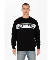 Pit Bull Sweatshirt mit Kapuze und Rundhalsausschnitt Sherwood Schwarz