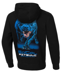 Pit Bull Herren Sweatshirt mit Kapuze In Blau mit Kapuze Schwarz