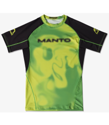 MANTO Rashguard Kurzarm ATOMIC Grün