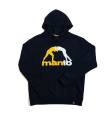 MANTO Sweatshirt mit Kapuze Logo 2.0 Schwarz