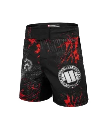 Pit Bull MMA Training Grappling Shorts Performance Pro Plus Blood Dog 2