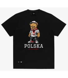 Srodowisko Miejskie T-shirt Polen Bär Schwarz